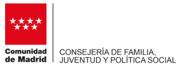 Comunidad de Madrid | Consejería de Familia, Juventud y Política Social